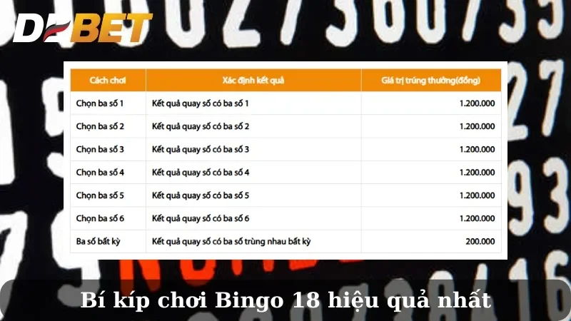 Cách chơi Bingo 18