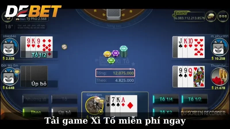 game xì tố
